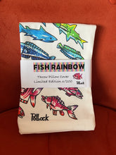 Load image into Gallery viewer, Pollock Rainbow Fish Throw Pillow (Cover)