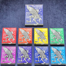 Load image into Gallery viewer, Walking Fish Magnet Combo Set (8 Rainbow + 1 Large Blue)