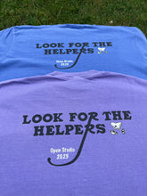 Load image into Gallery viewer, Pollock Prints Open Studio Shirts &quot;Look for the Helpers&quot;
