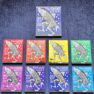 Walking Fish Magnet Combo Set    (8 Rainbow + 1 Large Blue)